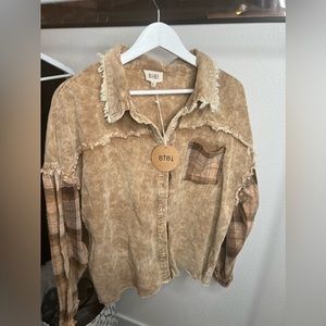 Bibi corduroy shacket
